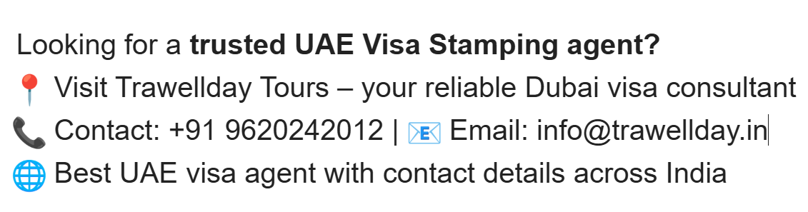 UAE Visa Stamping in Cochin